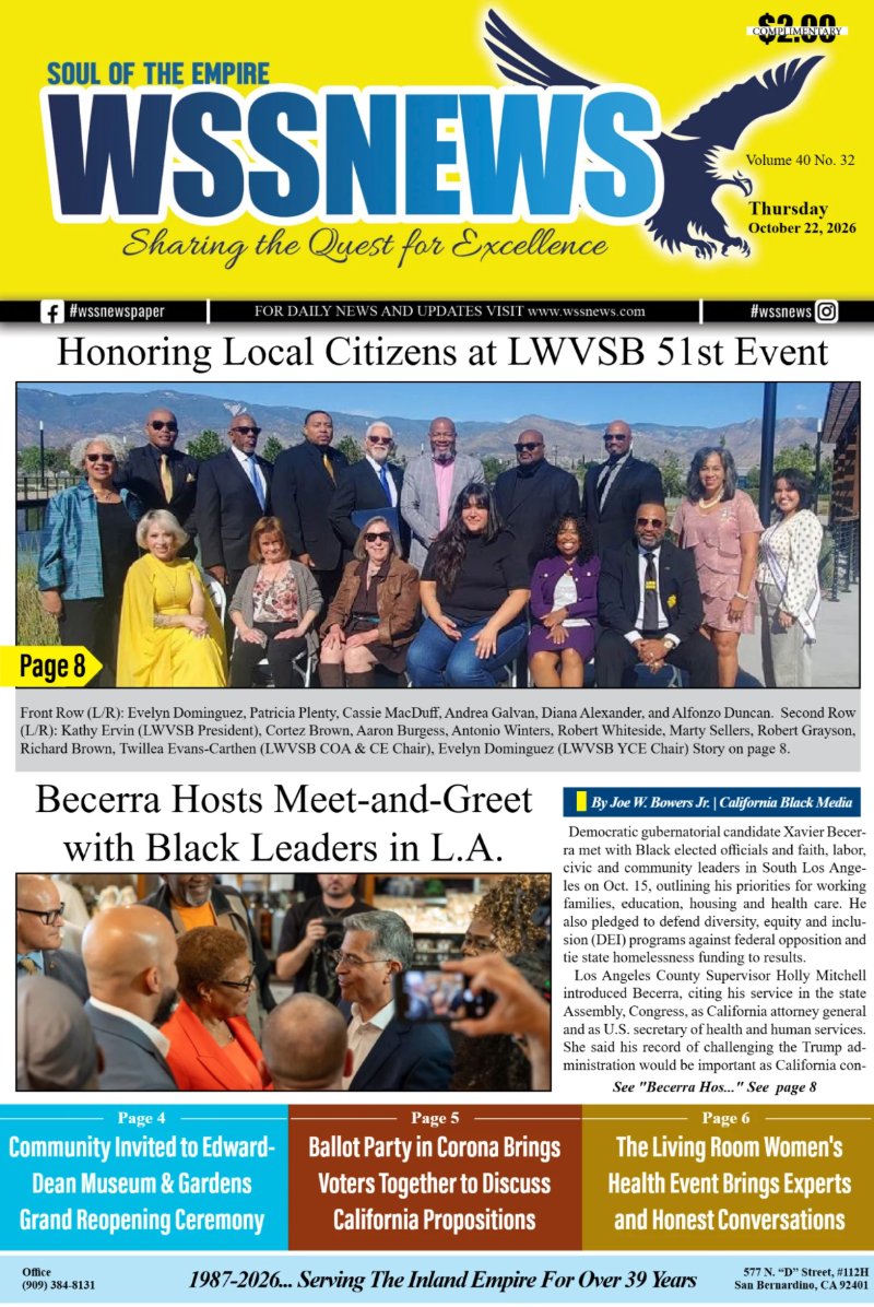 October 22 | Volume 40 No. 32 — page 1