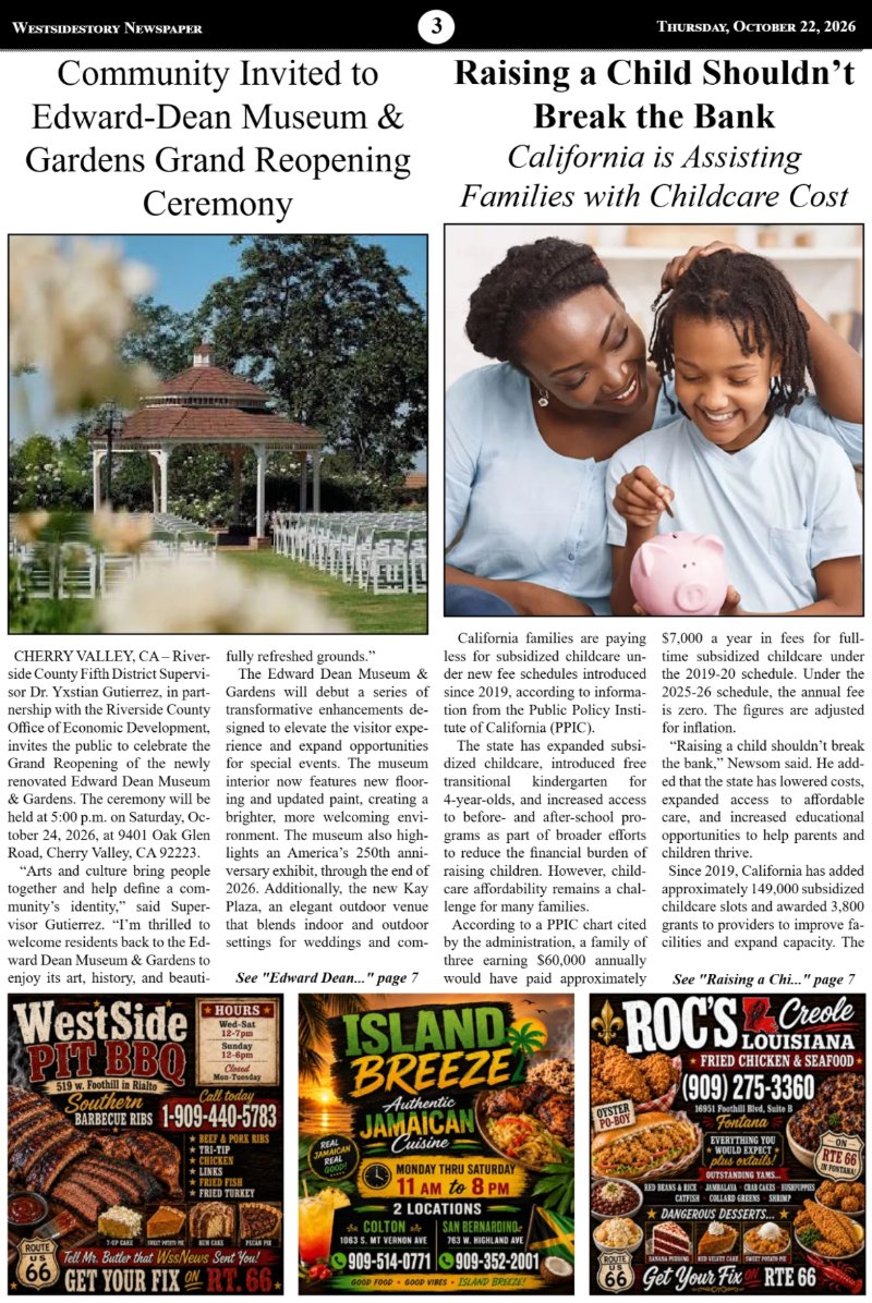 October 22 | Volume 40 No. 32 — page 3