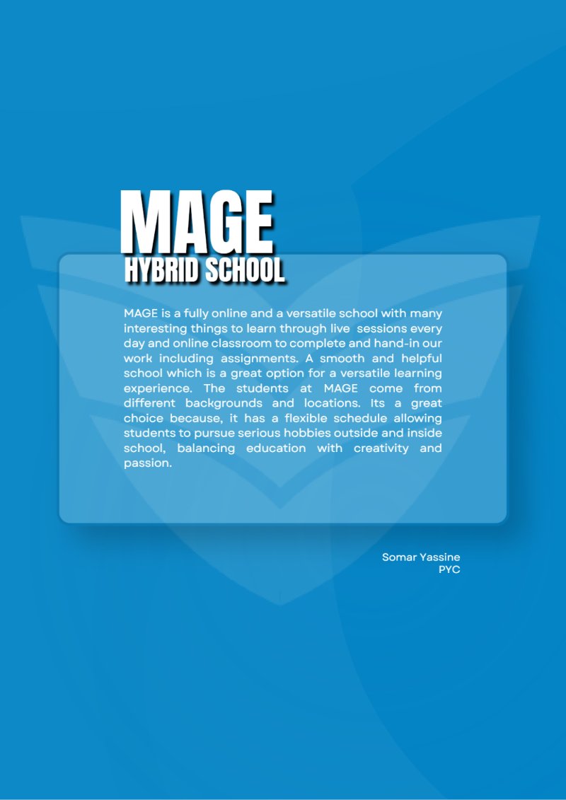 MAGE School Magazine 2026 — page 41