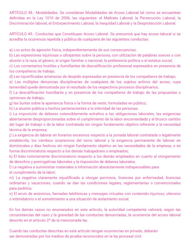 Reglamento Interno La Cositería de Mc — page 17
