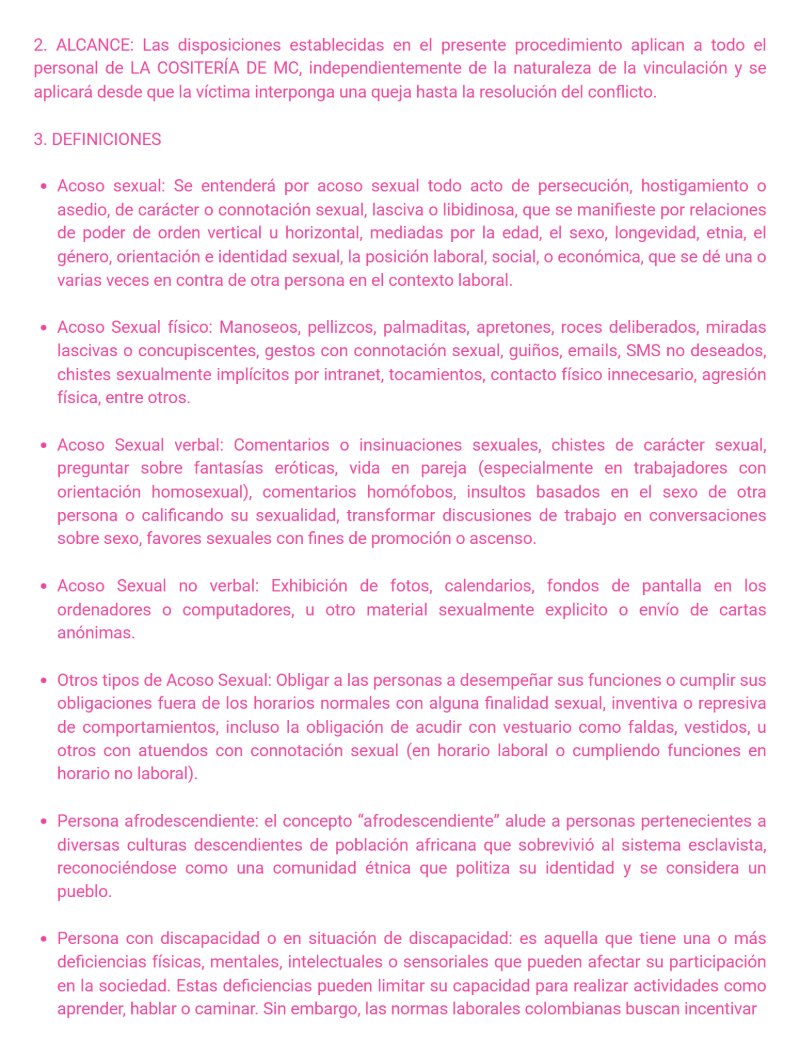 Reglamento Interno La Cositería de Mc — page 37