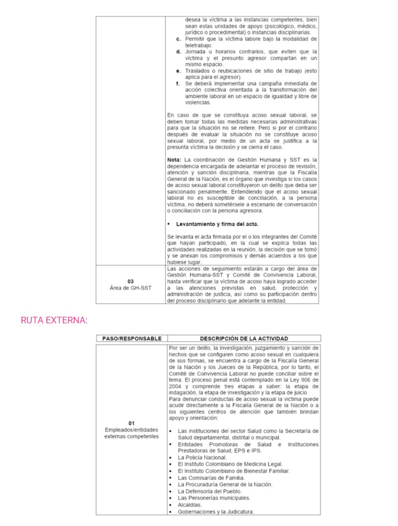 Reglamento Interno La Cositería de Mc — page 43