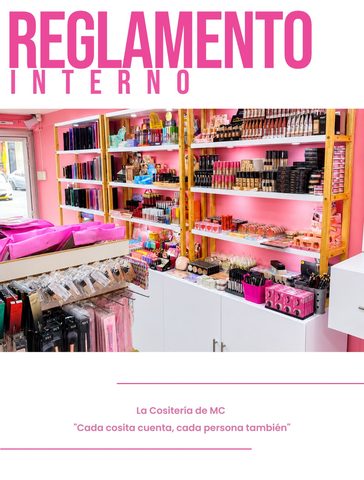 Reglamento Interno La Cositería de Mc