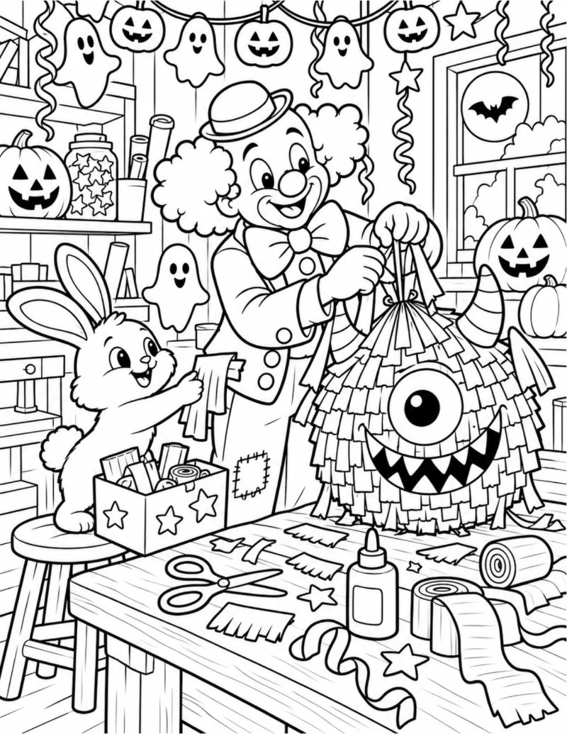 Coloring Book 31 Páginas (US carta) con portada color — page 30
