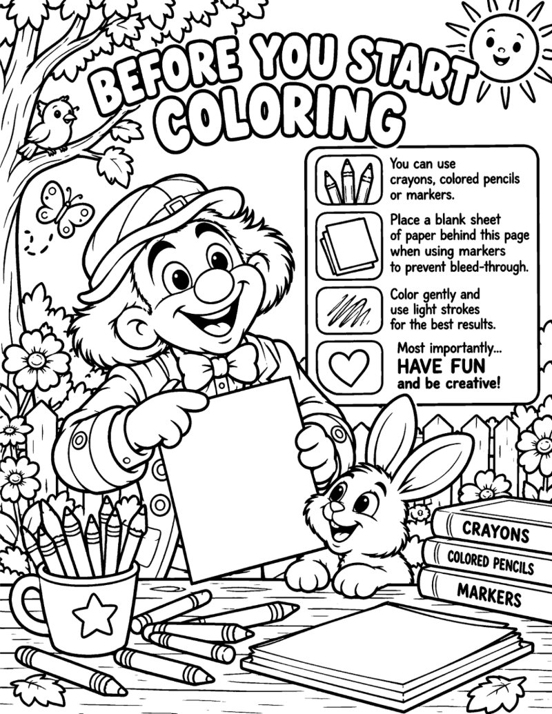Coloring Book 31 Páginas (US carta) con portada color — page 4