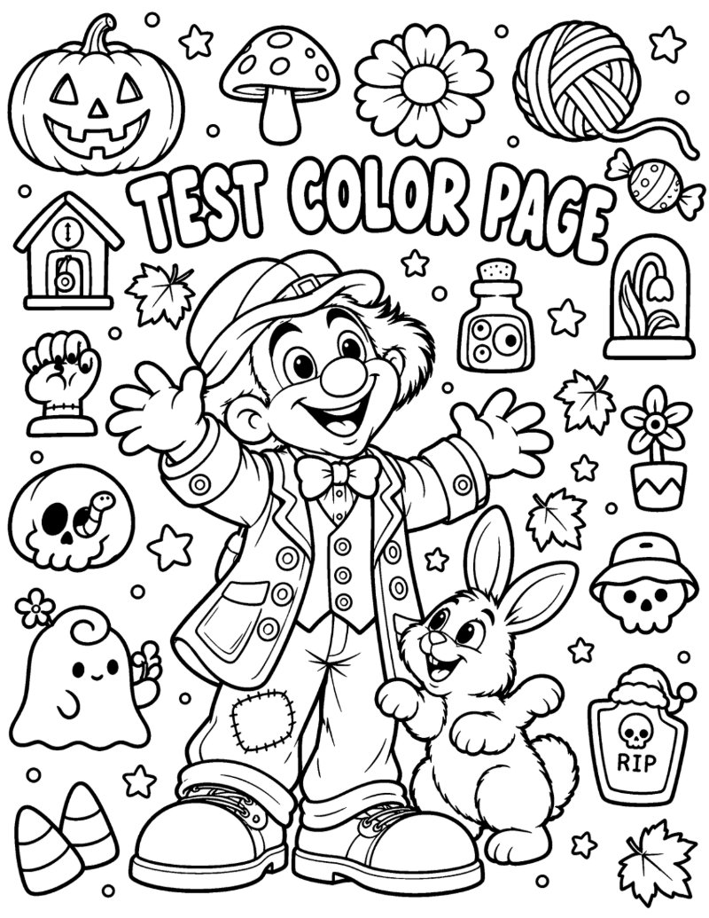 Coloring Book 31 Páginas (US carta) con portada color — page 5
