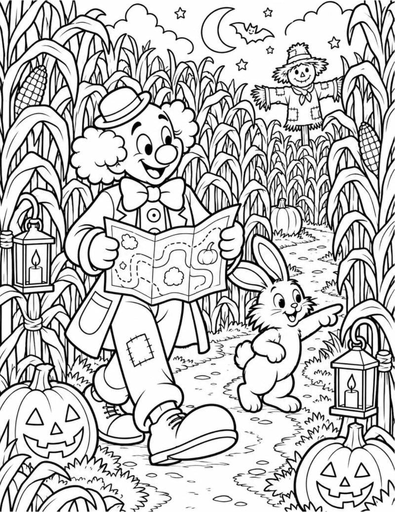 Coloring Book 31 Páginas (US carta) con portada color — page 41