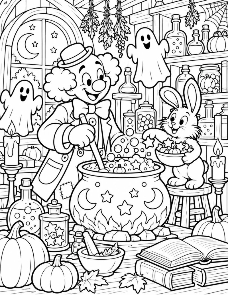 Coloring Book 31 Páginas (US carta) con portada color — page 46