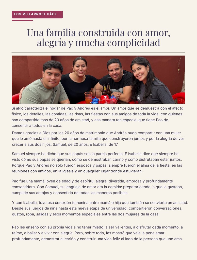 Paola Páez — En memoria — page 6