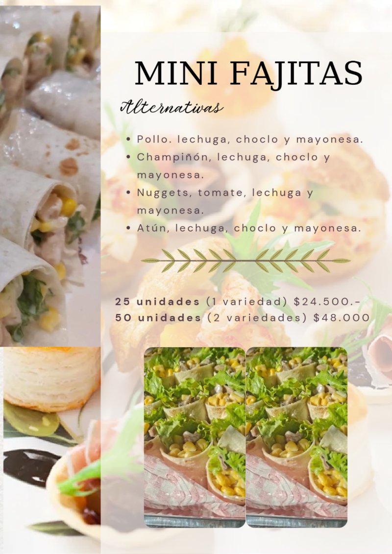 Copia de Menú Día de la Madre  Elegante Floral Verde y Rosa — page 11