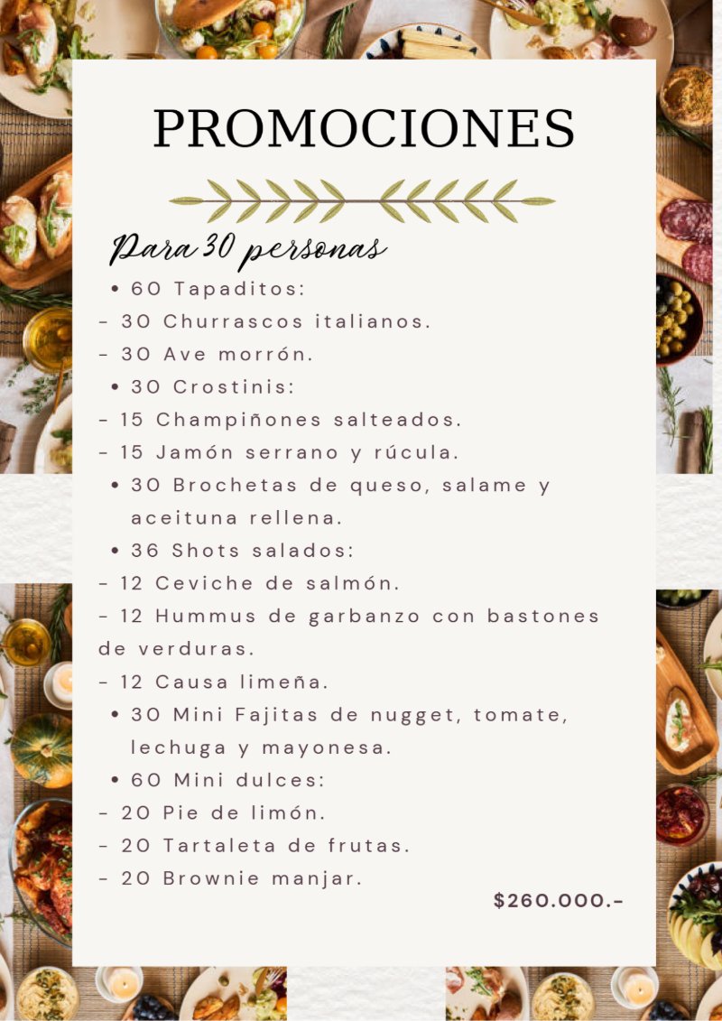 Copia de Menú Día de la Madre  Elegante Floral Verde y Rosa — page 21