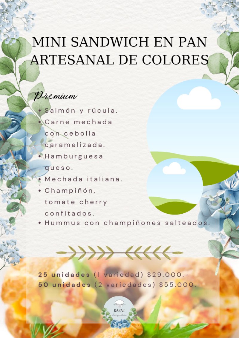 Copia de Menú Día de la Madre  Elegante Floral Verde y Rosa — page 4