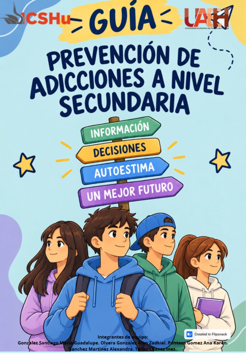 Guia prevencion de adicciones a nivel secundaria — page 1