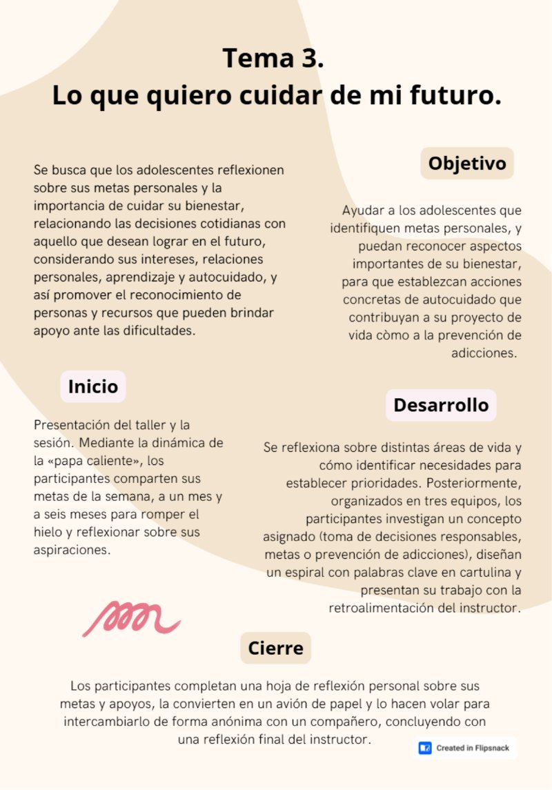 Guia prevencion de adicciones a nivel secundaria — page 20