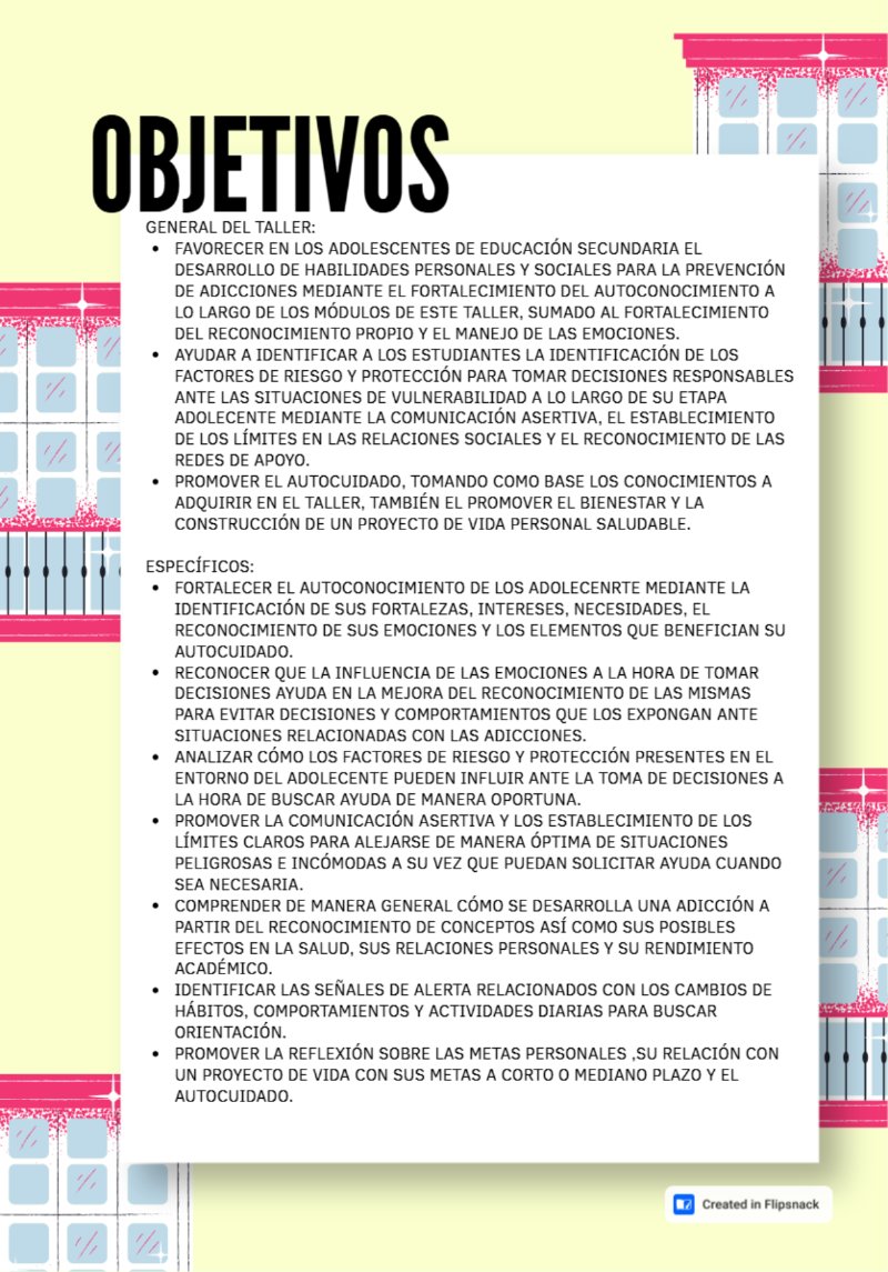 Guia prevencion de adicciones a nivel secundaria — page 4