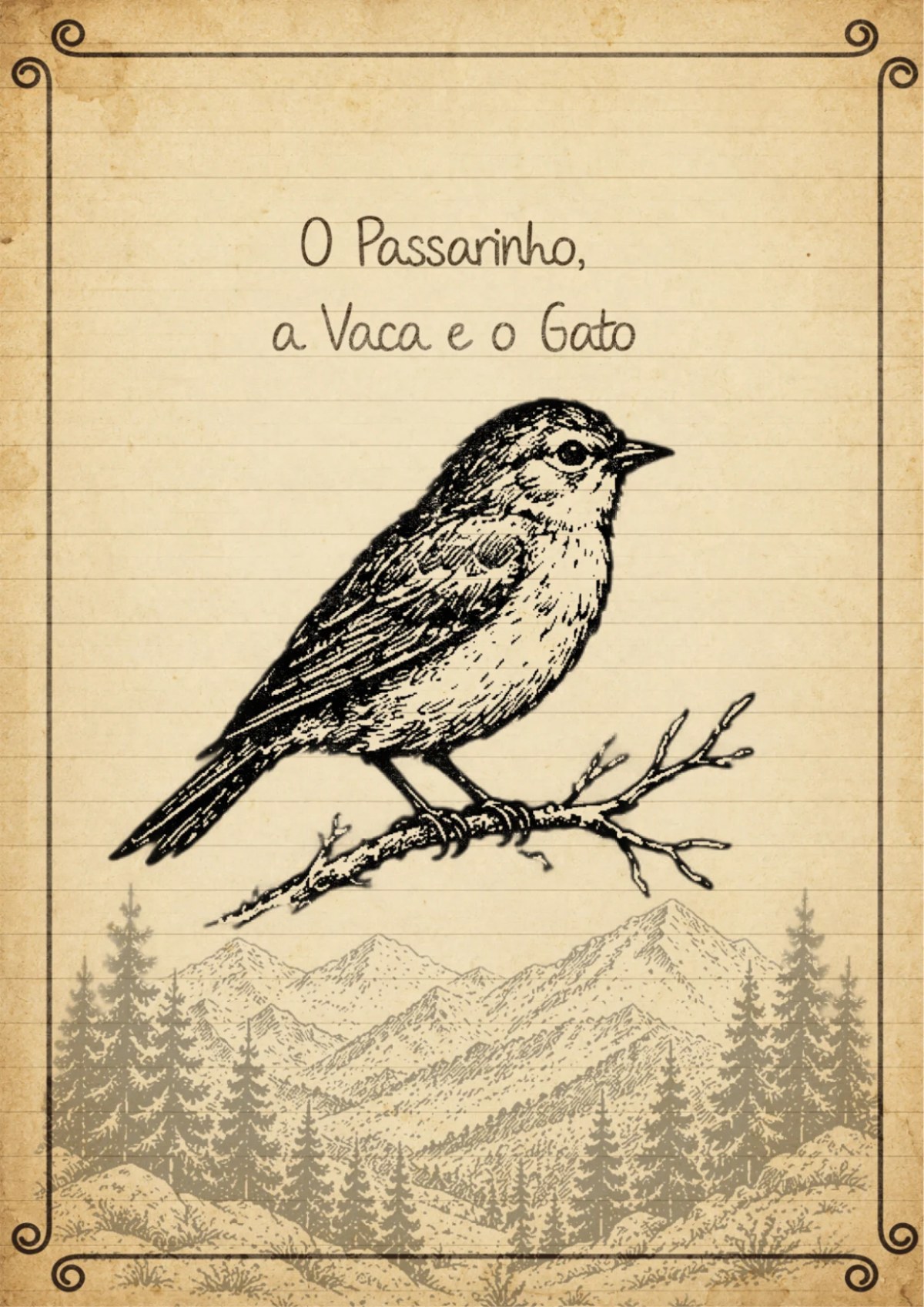 O Passarinho, a Vaca e o Gato