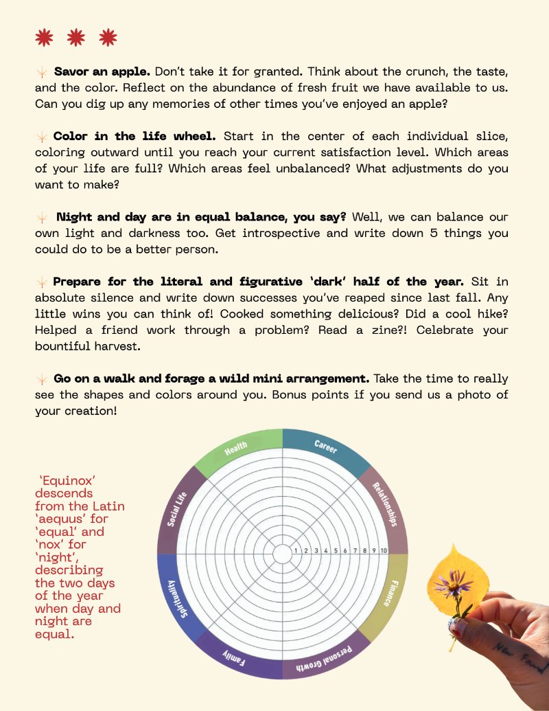Whimsi Radical Fall Equinox Zine — page 7