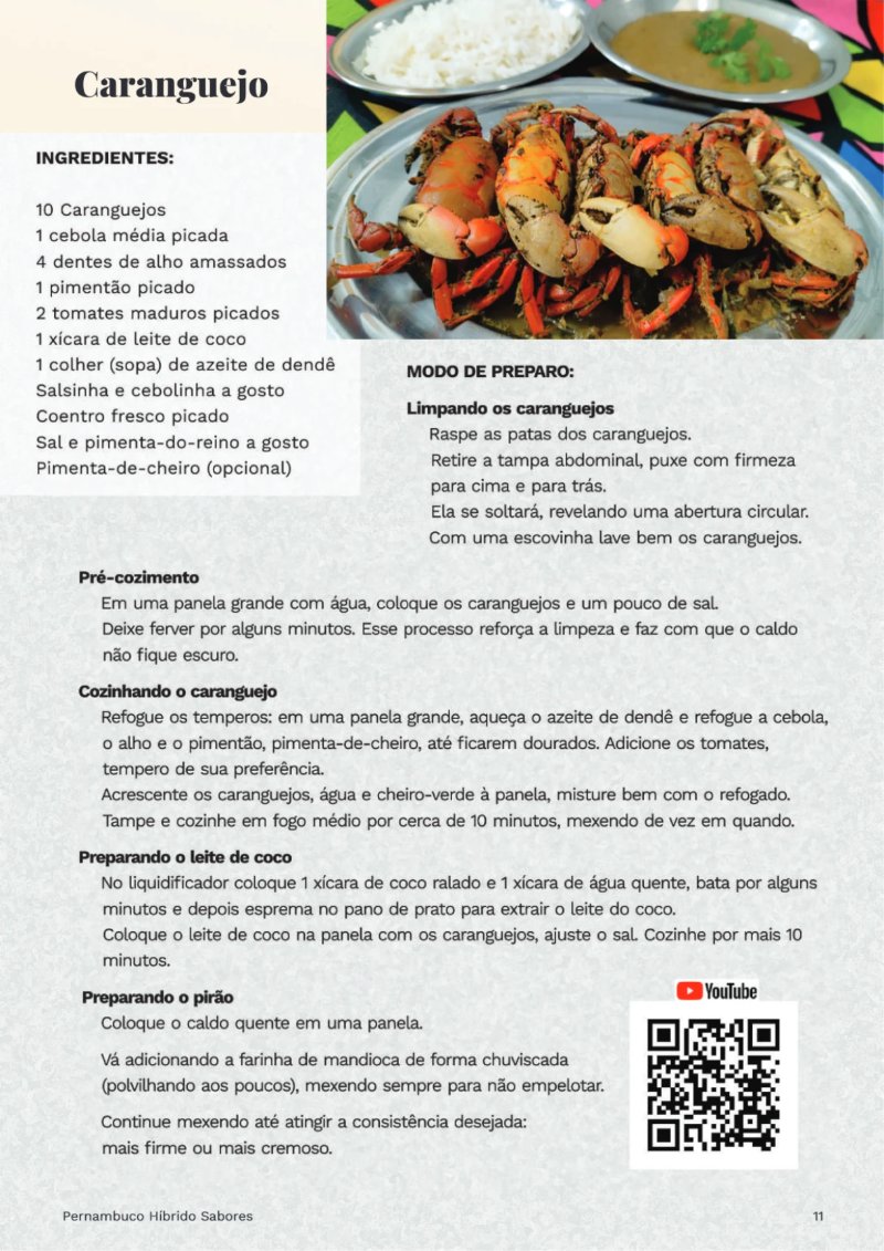 E-book Pernambuco Híbrido Sabores — page 11