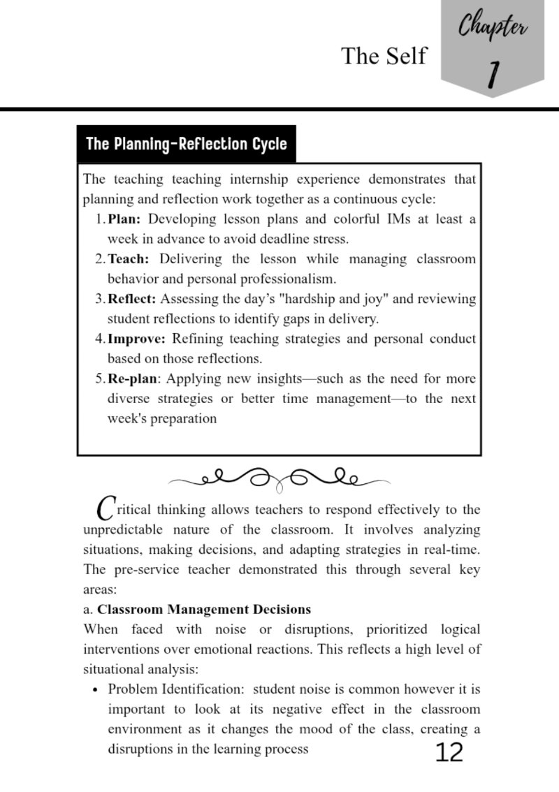 CLASSROOM CHRONICLES — page 12