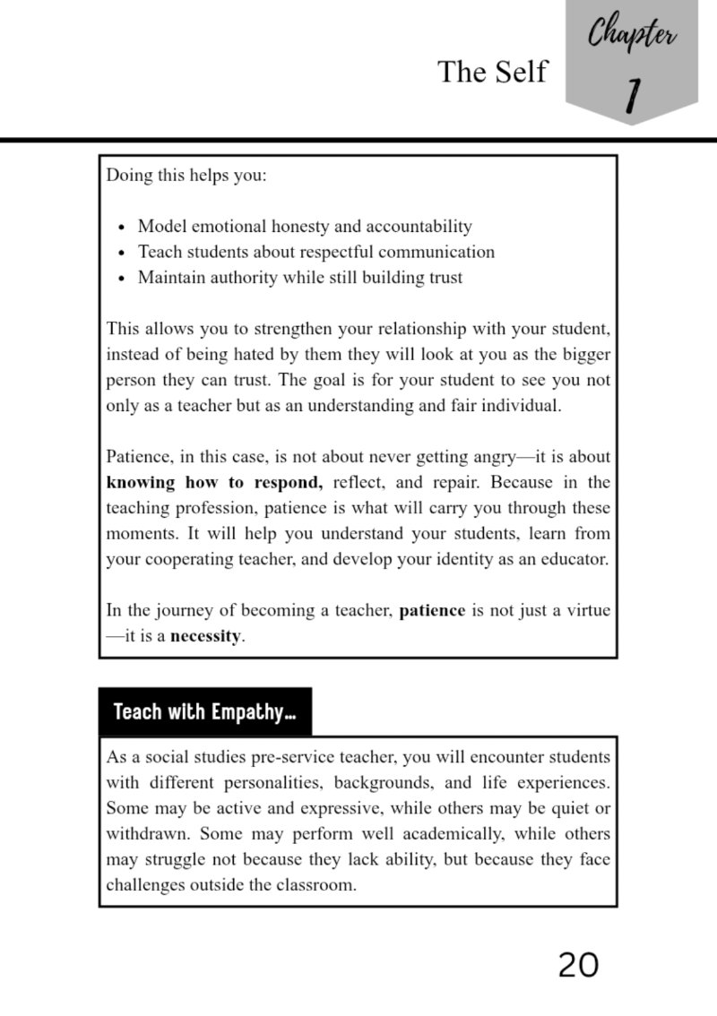 CLASSROOM CHRONICLES — page 20