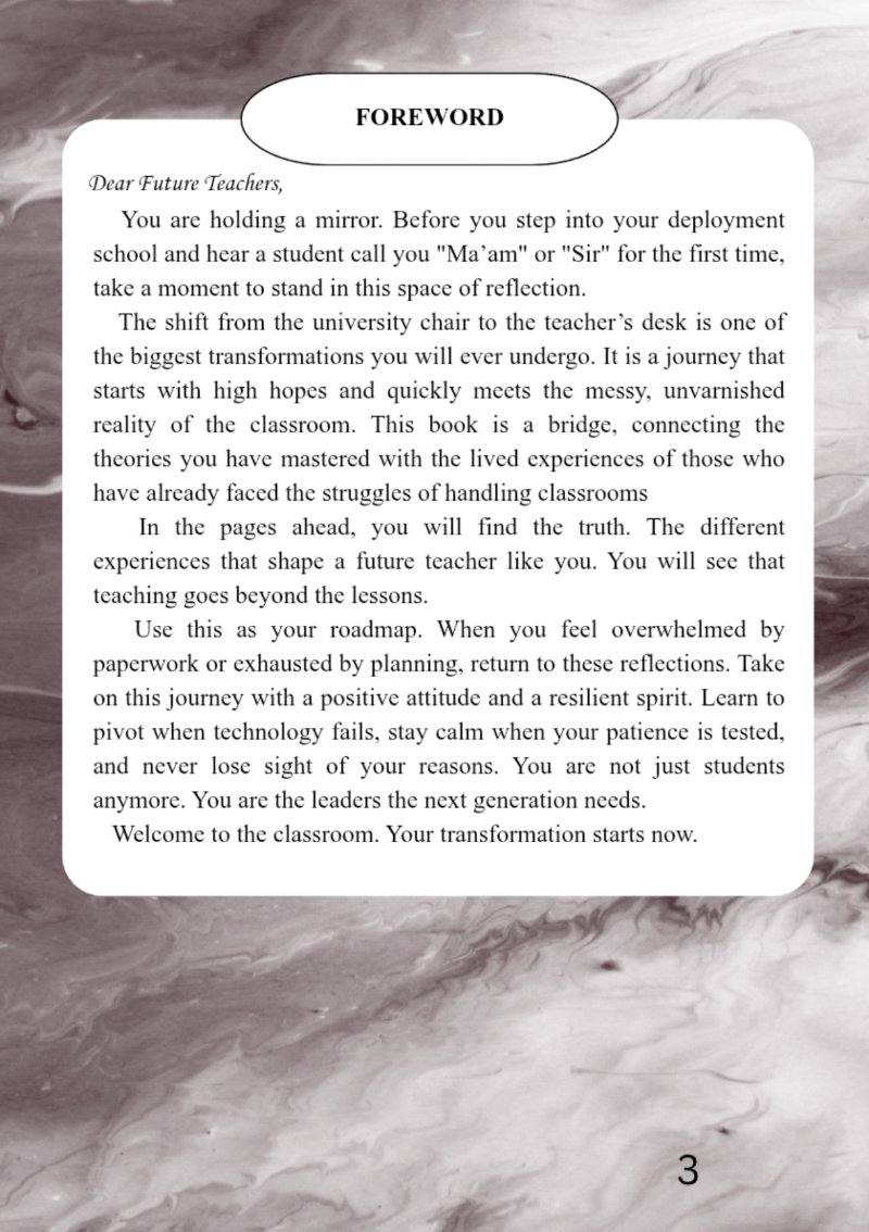 CLASSROOM CHRONICLES — page 3