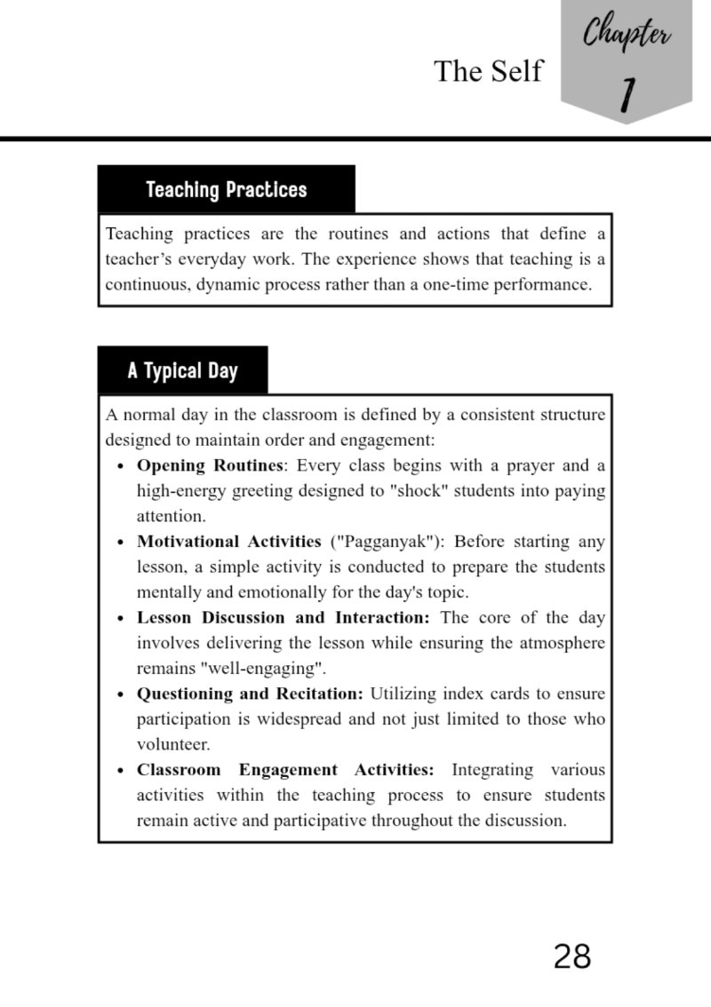 CLASSROOM CHRONICLES — page 28