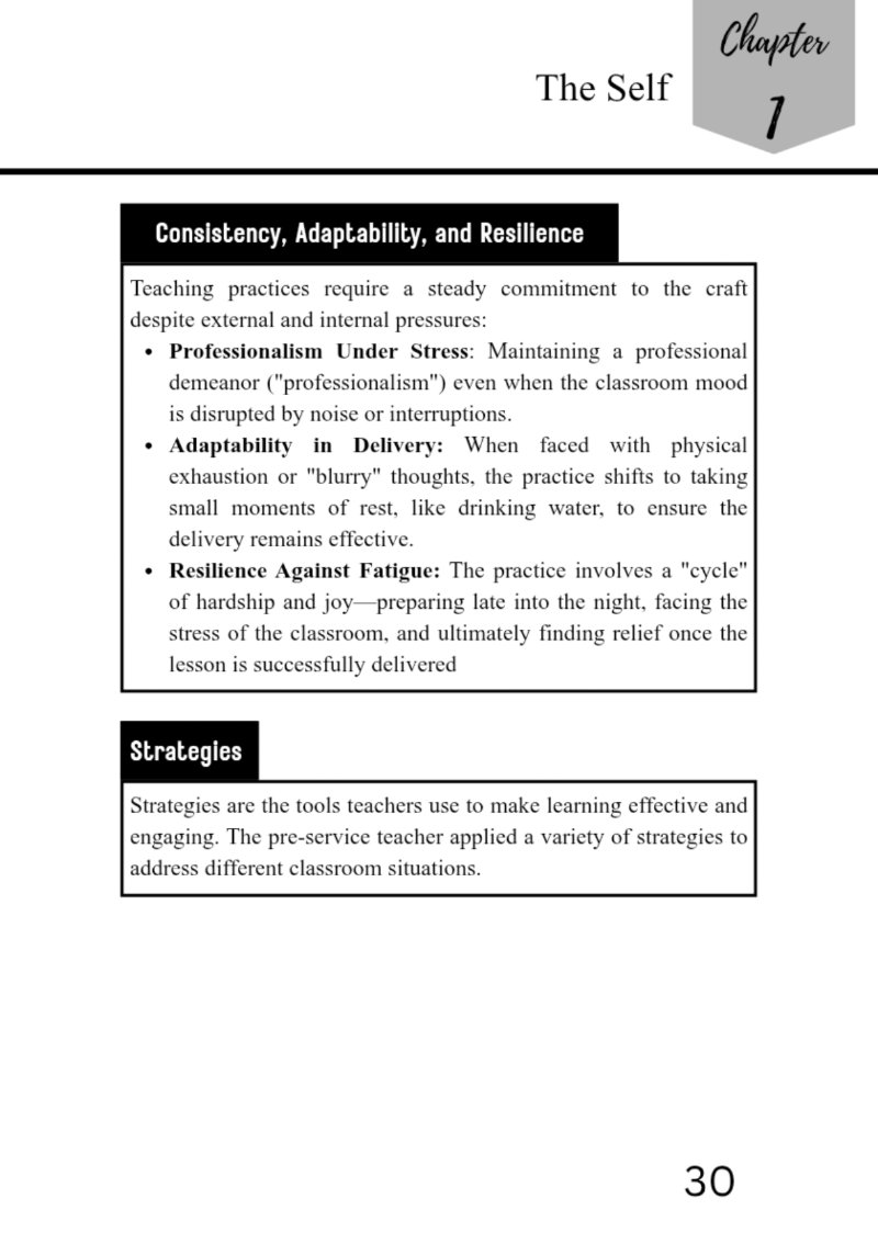 CLASSROOM CHRONICLES — page 30