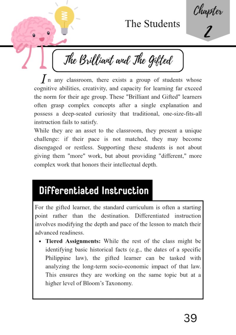 CLASSROOM CHRONICLES — page 39