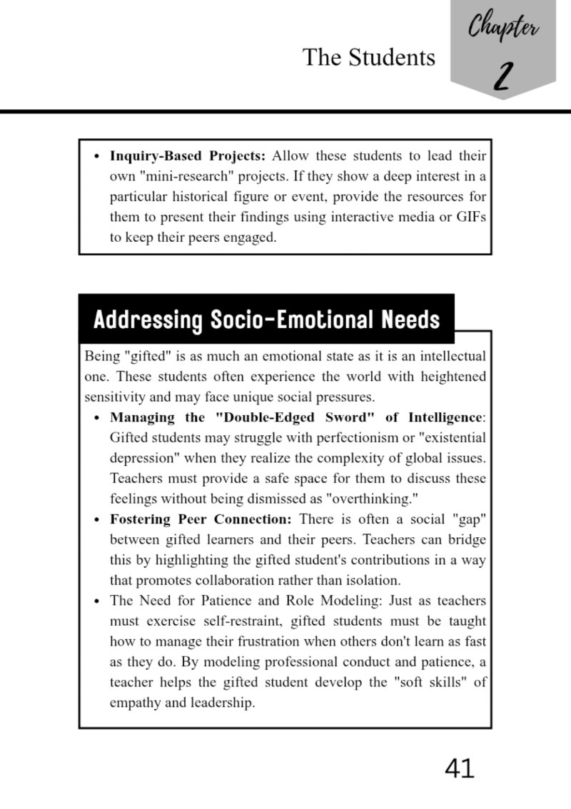 CLASSROOM CHRONICLES — page 41