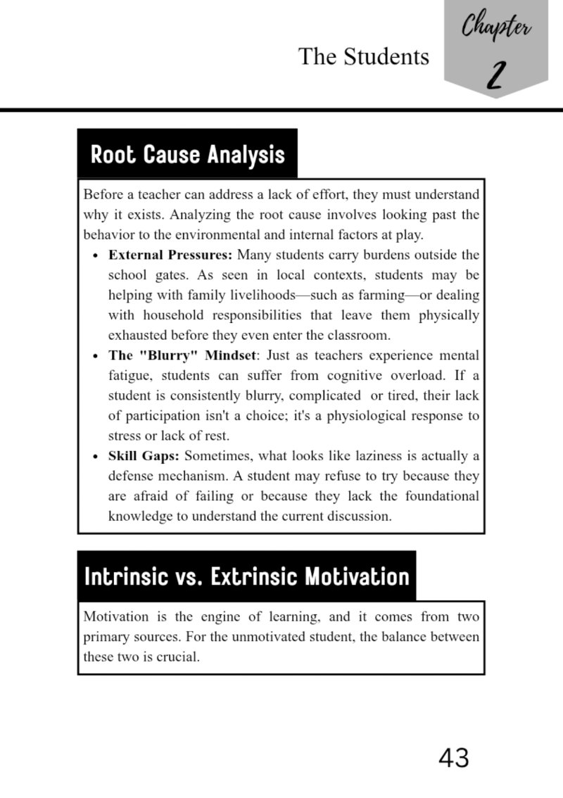 CLASSROOM CHRONICLES — page 43