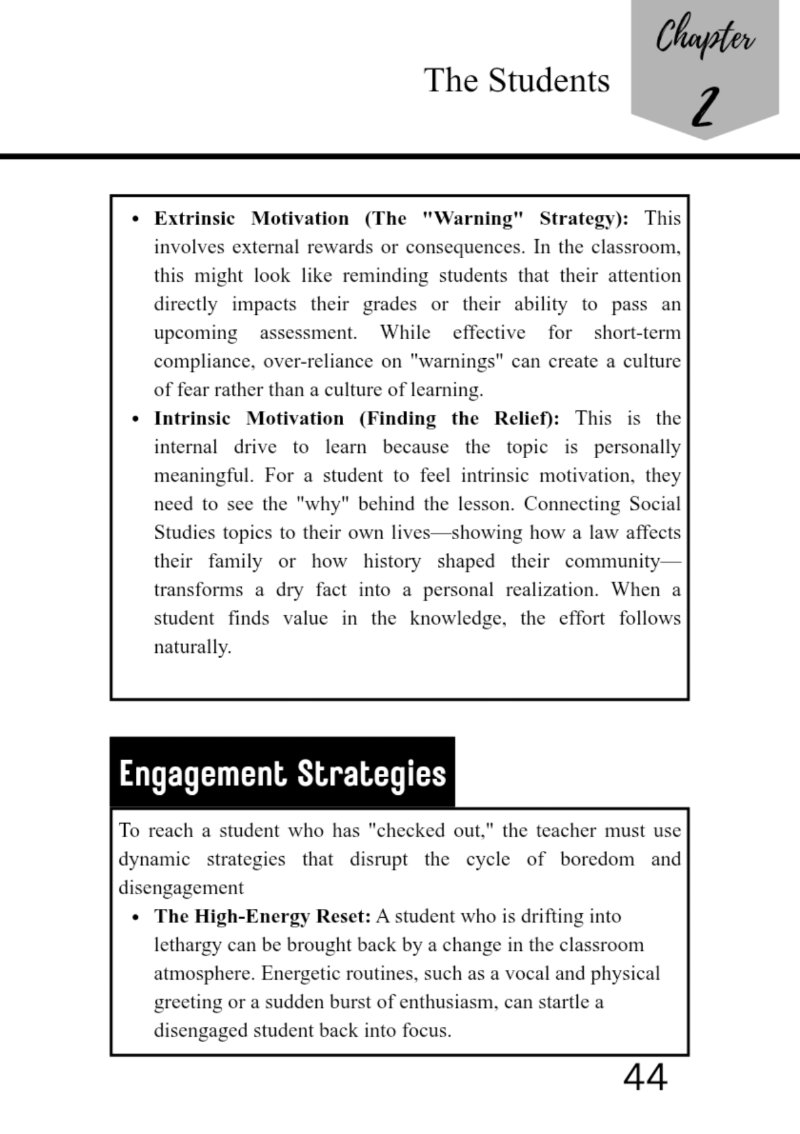 CLASSROOM CHRONICLES — page 44