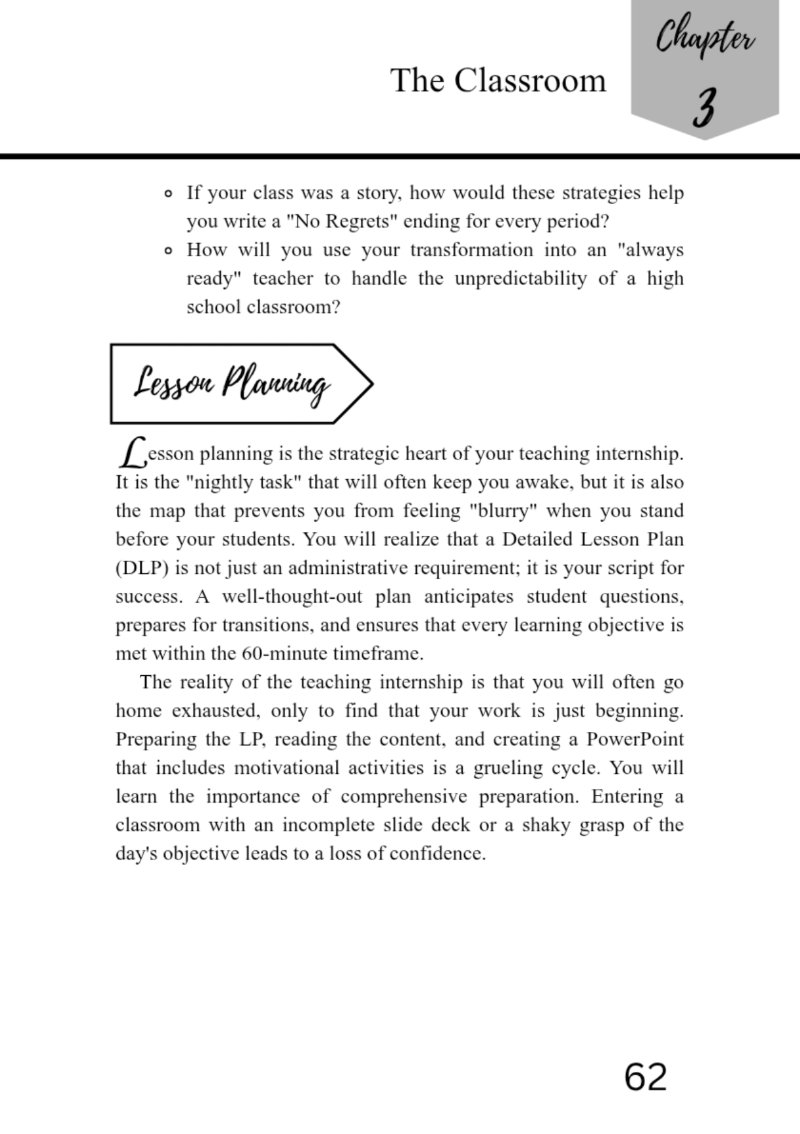 CLASSROOM CHRONICLES — page 62