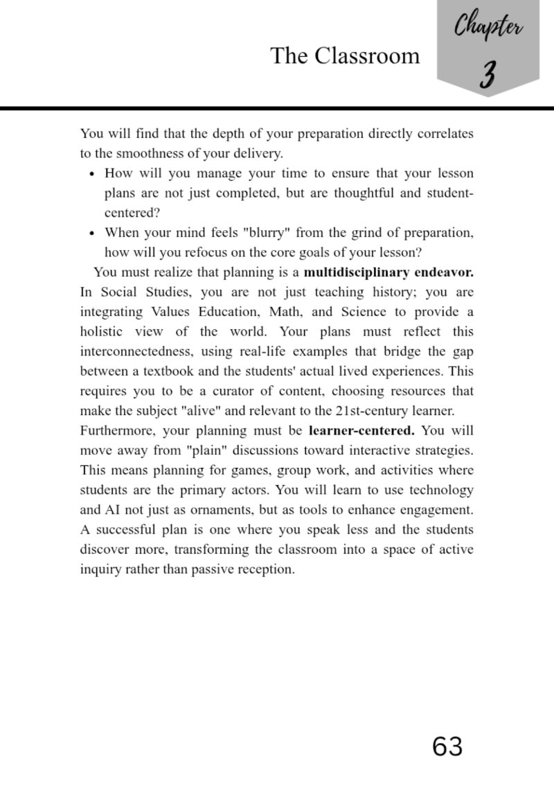 CLASSROOM CHRONICLES — page 63