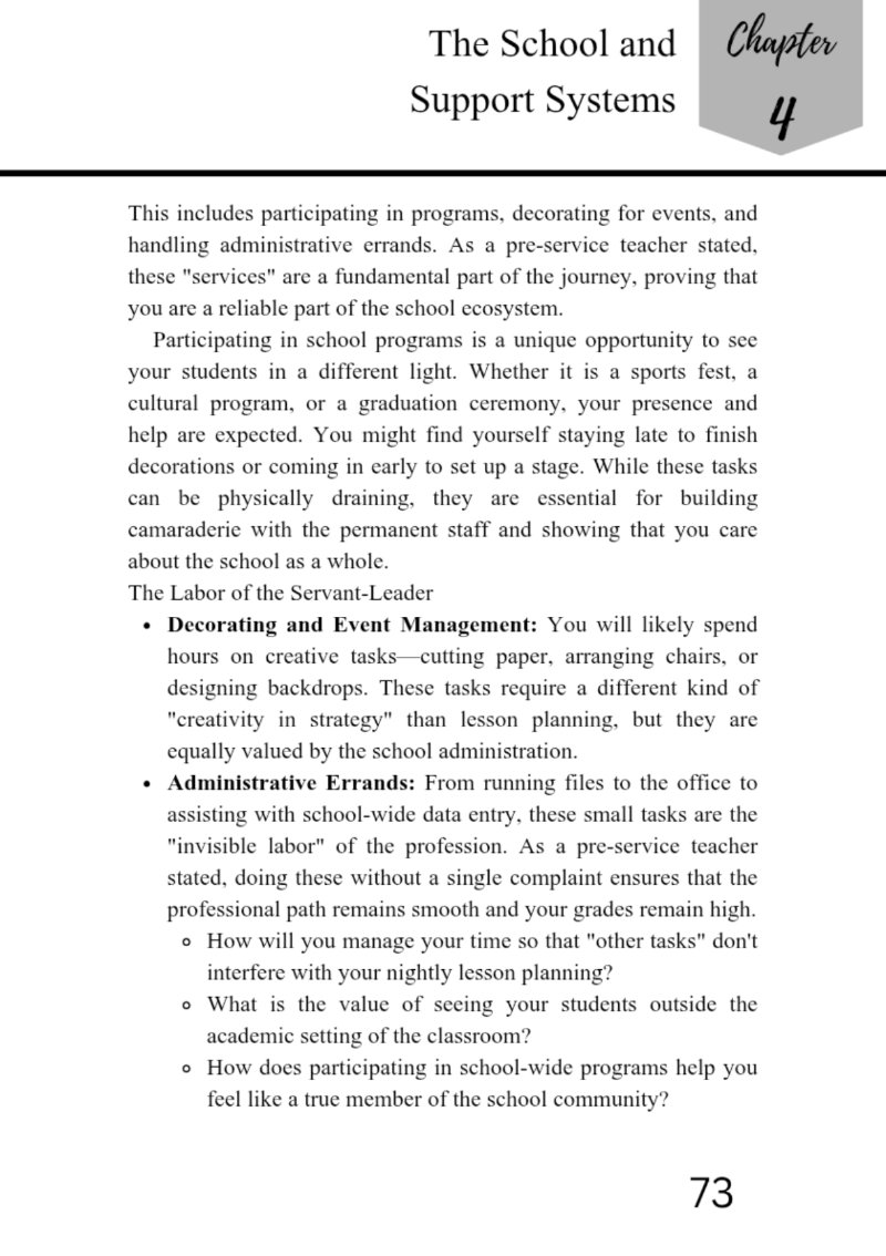 CLASSROOM CHRONICLES — page 73