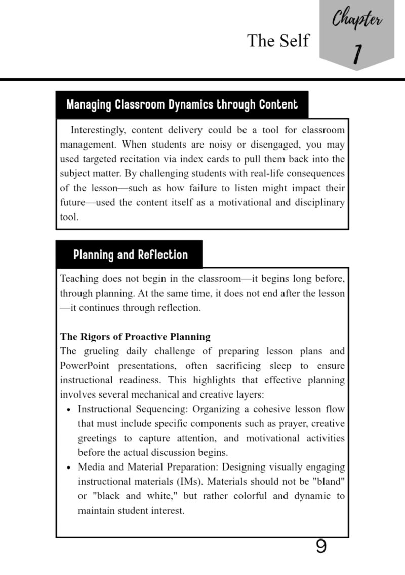 CLASSROOM CHRONICLES — page 9