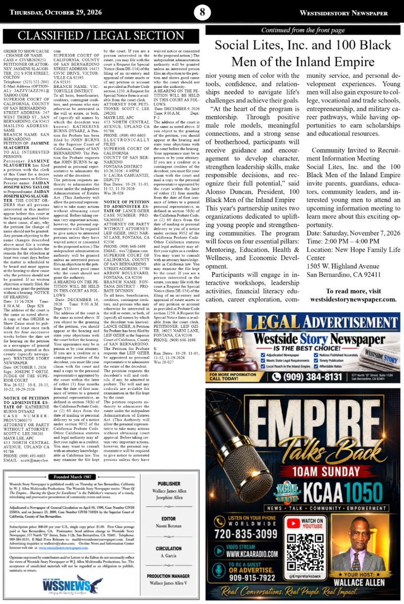 October 29 | Volume 40 No. 31 — page 8