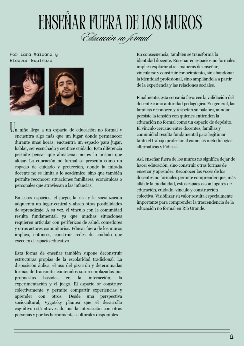 Revista Enseñar en el Fin del Mundo — page 8