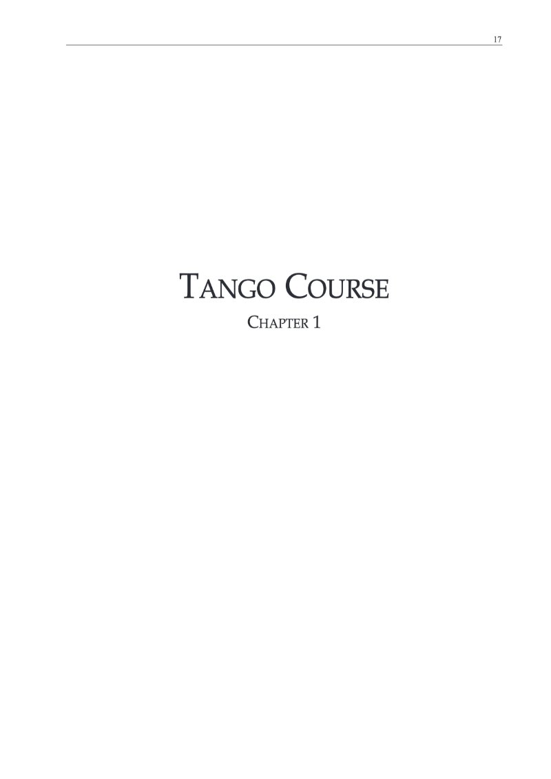 Tango Course - 3rd. Edition — page 8