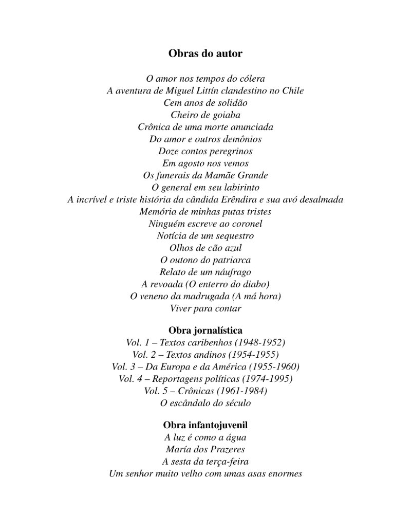 Em Agosto nos Vemos (Gabriel García Márquez) — page 2