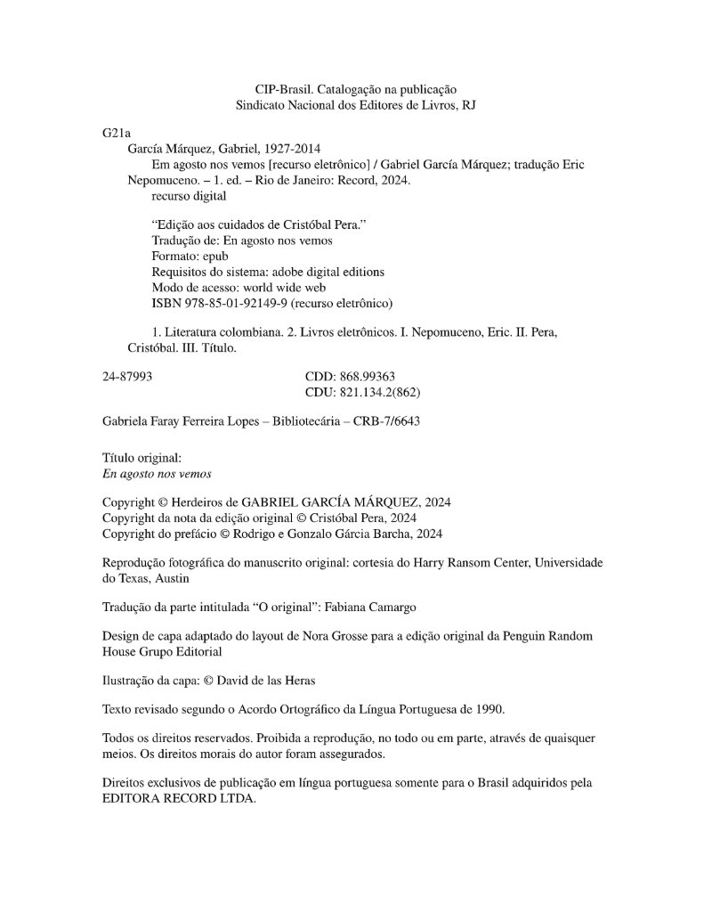 Em Agosto nos Vemos (Gabriel García Márquez) — page 5
