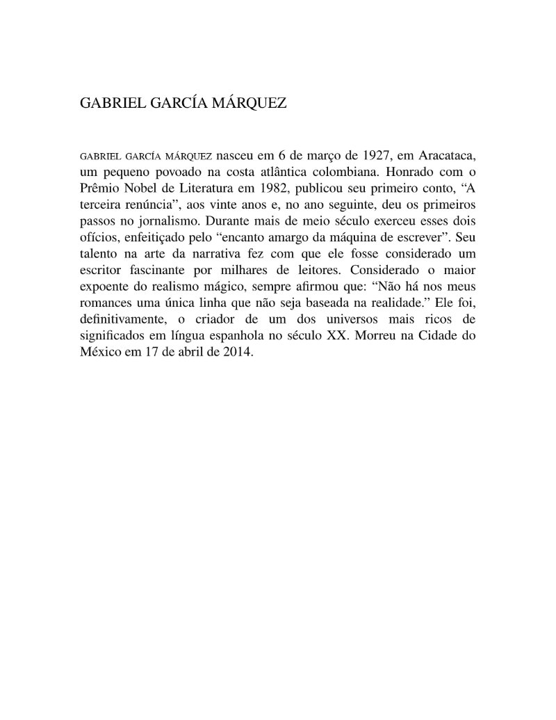 Em Agosto nos Vemos (Gabriel García Márquez) — page 76