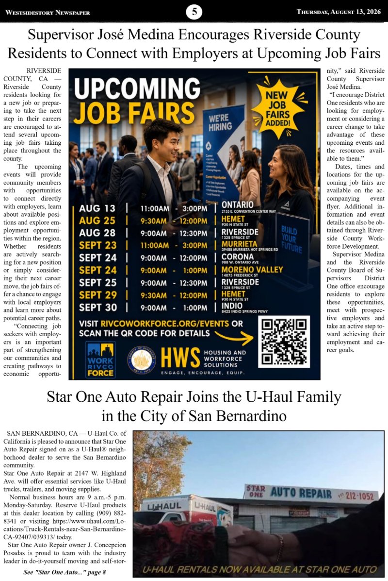 Thursday, August 13 | Volume 40 No.22 — page 5