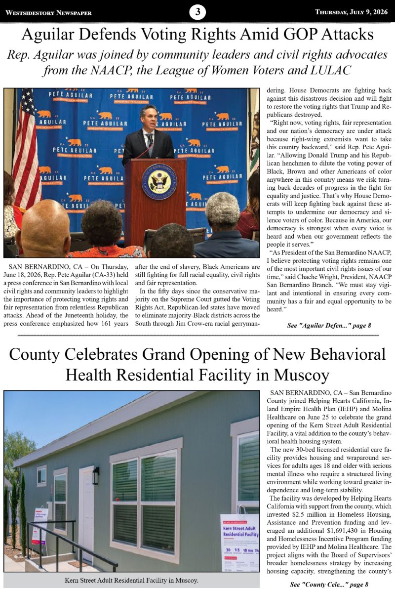 Thursday, July 9 |  Volume 40 No.17 — page 3