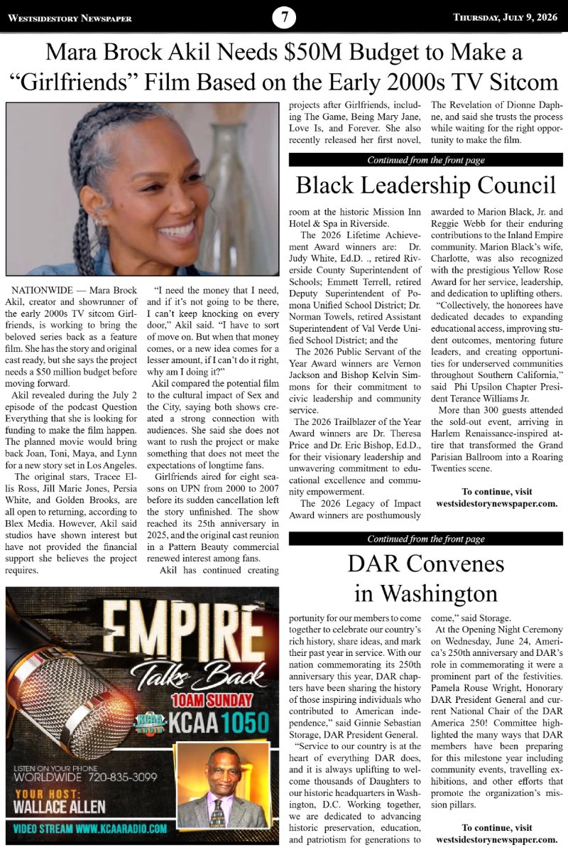 Thursday, July 9 |  Volume 40 No.17 — page 7