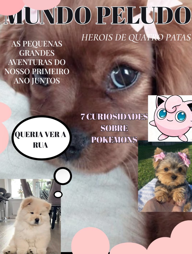 PRIMEIRA REVISTA #CACHORROS E ANIMAIS#MUNDO PELUDO — page 4