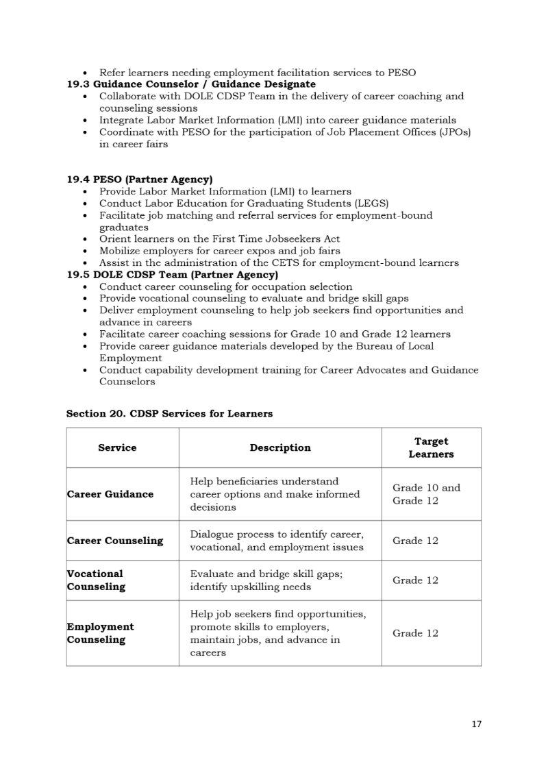 DRBLSNHS-SCHOOL-CAREER-GUIDANCE-PROGRAM-MANUAL-HANDBOOK — page 20