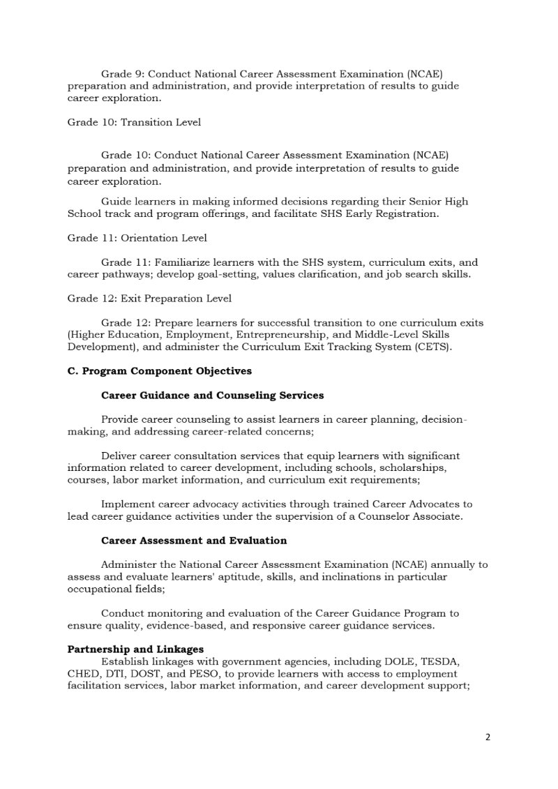DRBLSNHS-SCHOOL-CAREER-GUIDANCE-PROGRAM-MANUAL-HANDBOOK — page 5