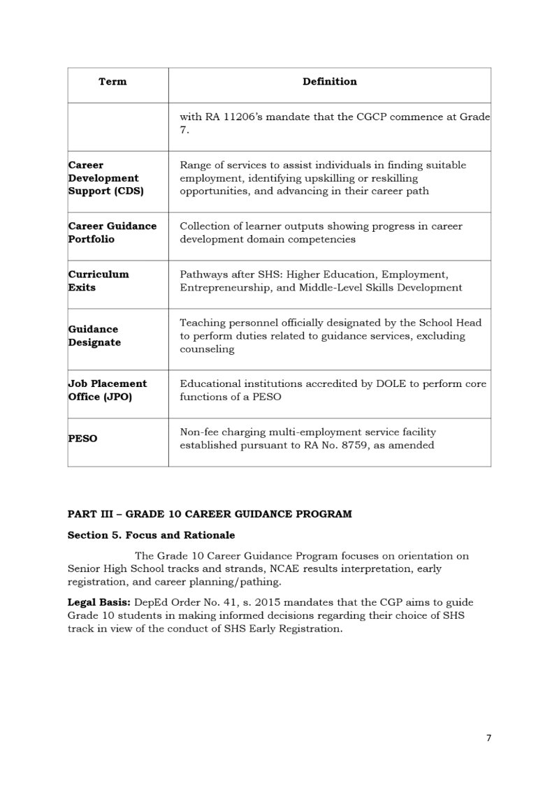 DRBLSNHS-SCHOOL-CAREER-GUIDANCE-PROGRAM-MANUAL-HANDBOOK — page 10