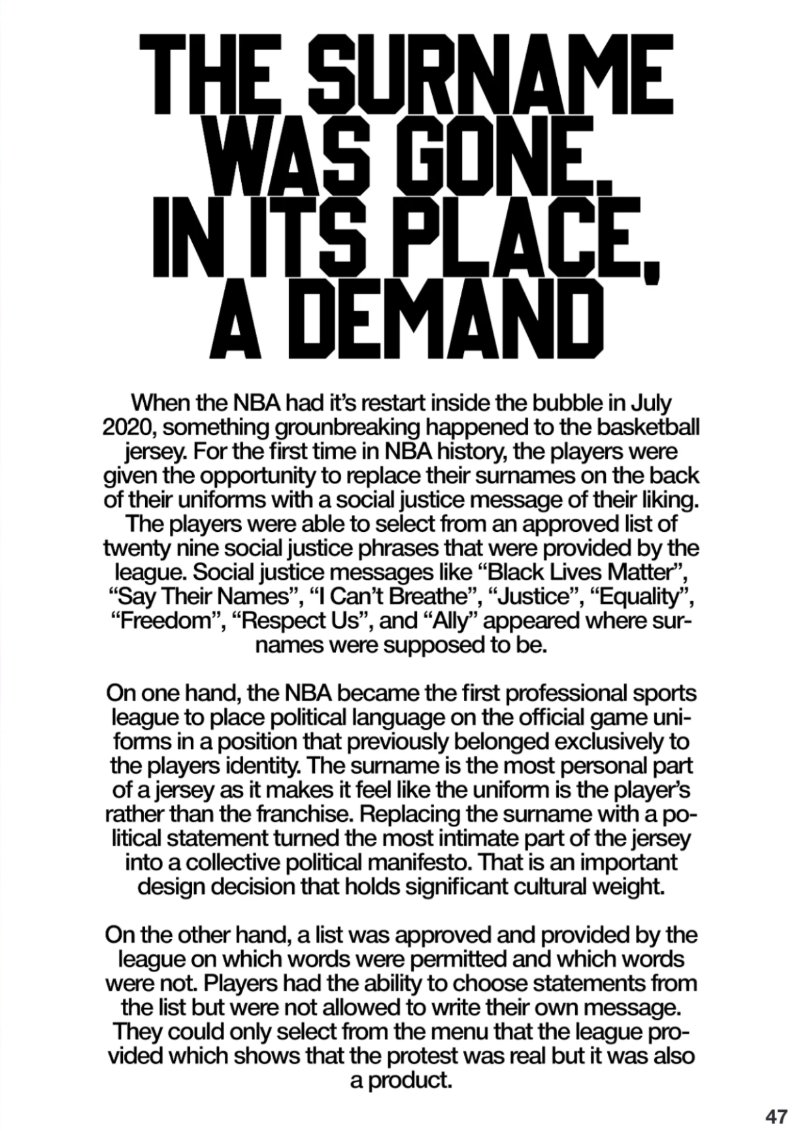Thedesignsofbsetballuniformsassitesofpolitcalprtest — page 47