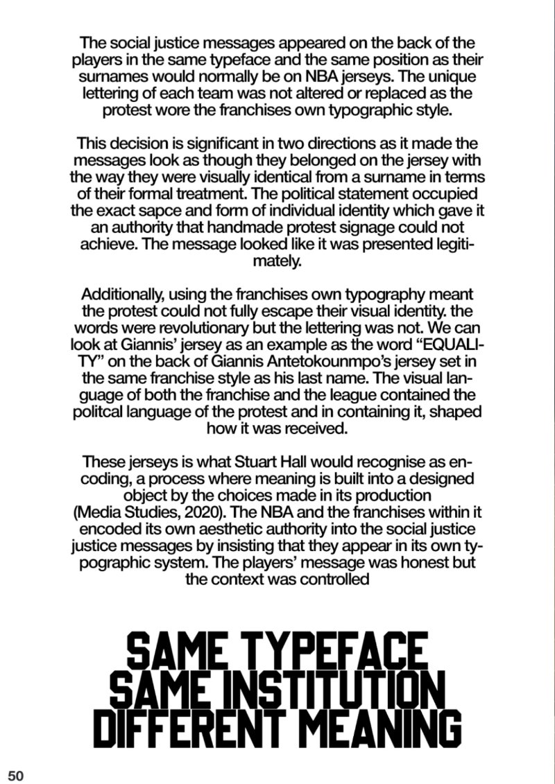 Thedesignsofbsetballuniformsassitesofpolitcalprtest — page 50